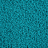 10/0 Preciosa PermaLux Seed Bead Dyed Chalk Teal Matte